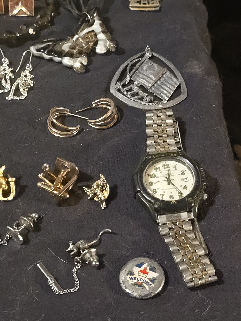 ESTATE Jewelry VINTAGE some Signed LC, 925, SWANK, BOMB PARTY, SARAH COV, Oberon - Picture 8 of 12